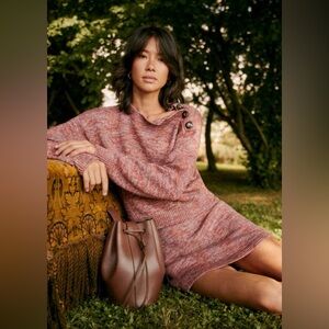 Sezane Adda Pink Skirt